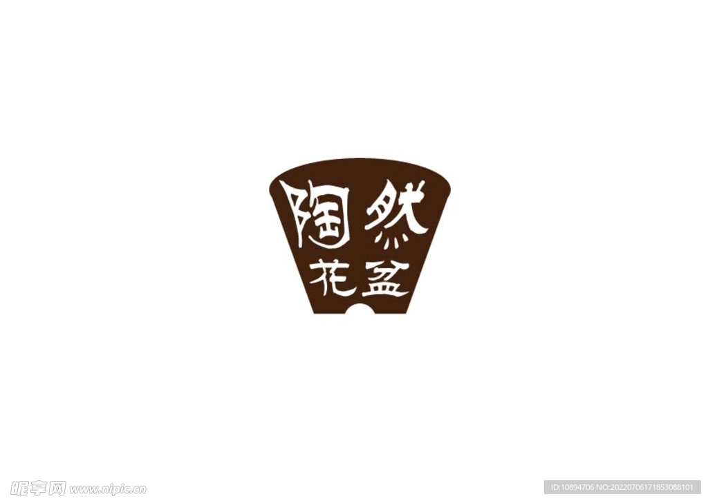 花盆商标图案，艺术与商业的完美结合