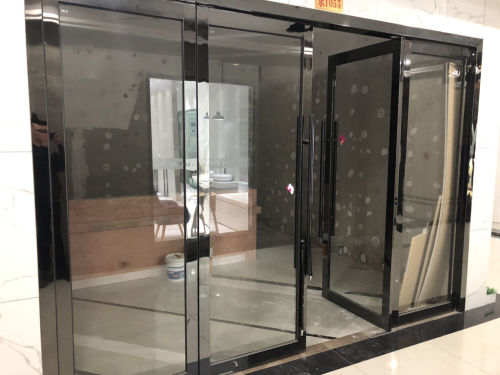 铝合金重型玻璃门，美观与实用的完美结合图片展示