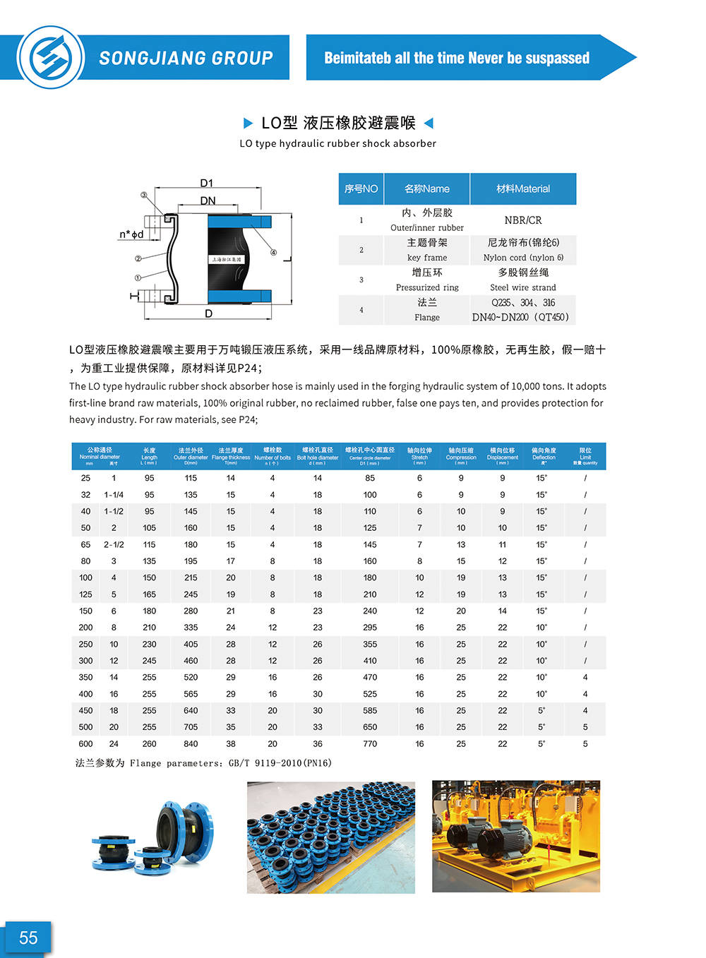 金属软连接规格尺寸及其应用