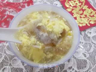 品味酒店独特的米酒蛋花汤