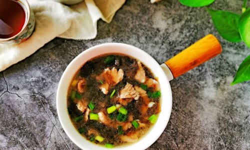 紫菜蛋花瘦肉汤，一道美味与健康并存的佳肴