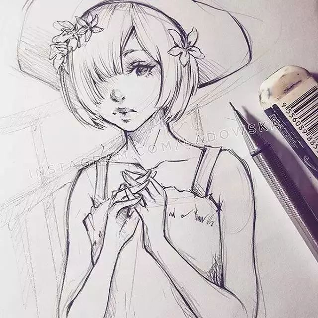 萌系漫画素描技法一本通，打造你的二次元艺术世界